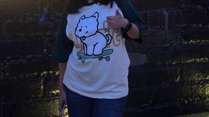 Cute Dog Skateboard T-Shirt