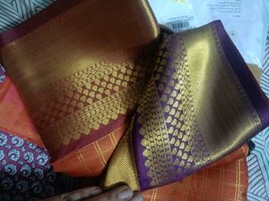 Trending Rust Orange Silk Saree