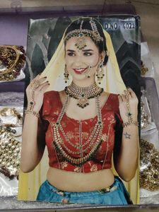 Elegant Kundan Polki bridal Jewellery Set