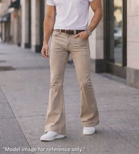70% OFF Men's Khaki Bootcut Jeans