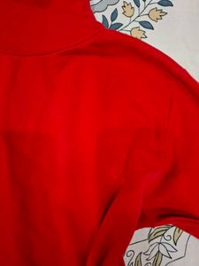 Red Turtleneck Sweater
