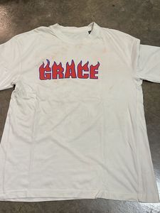 White GRACE Flame T-Shirt