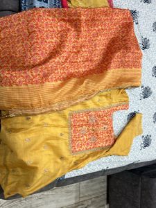 Sale !! Chanderi Suit Set