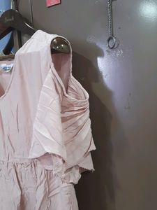 Peach Skater Plus Size Dress