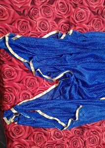 Cute Blue Polka Dot Dress