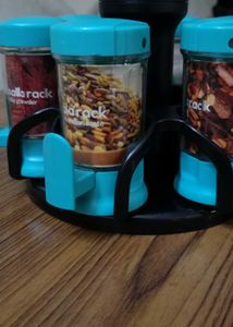 Spice Rack Organizer with Jars