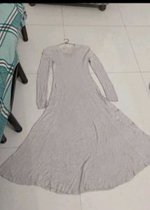 H&amp;M Ribbed Tie Back Maxi dress 👗🤍