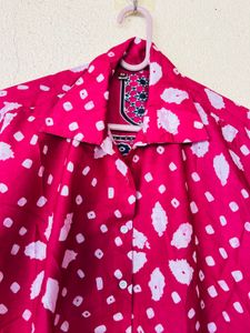 Vibrant Pink Ethnic shirt