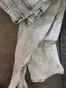 Acid Wash Denim Jeans