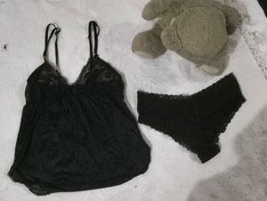 Very Beautiful N Sexy Satin Camisole With Penty