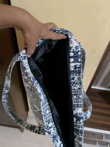 Boho Elephant Print Tote Bag