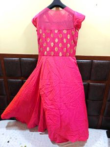 Beautiful Pink Embroidered Gown