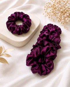 satin scrunchies