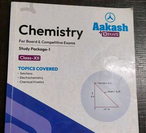 Aakash Chemistry Study Package-5 books Class XII