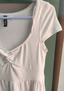 H&amp;M white dress