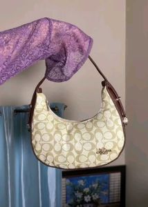 Coach Hobo Bag Monogram Canvas