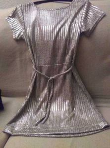 ✨️Shimmer Pleated Dress