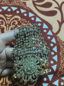 Pearl &amp; Rhinestone Hand Chain