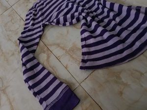 Striped Long Sleeve Top