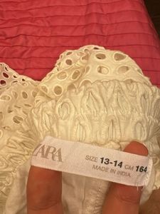 White Eyelet Skort