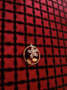 Gold Flower Pendant