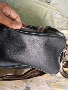 Gucci Black Leather Crossbody Bag