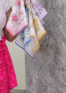 Vintage Floral Print hankies  15 per hanky