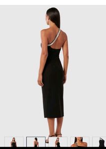 Elegant Black One-Shoulder Dress