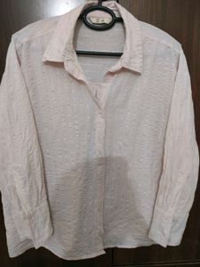 Elegant Pink Striped Shirt