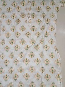 Green Polka Dot Kurta Set