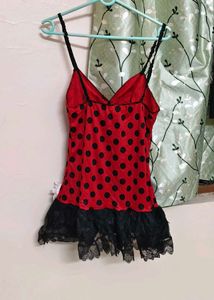 Cute Polka Dot Nightie