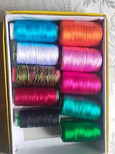 Silk Threads Combo Of 11