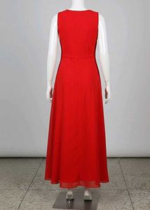 Red &amp; Gold Festive Girls Dress