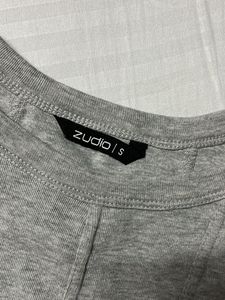 Grey Ribbed Crop Tank Top