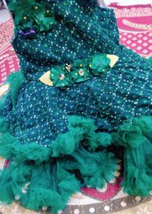 Green Party Dress