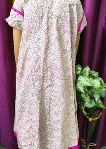 Beautiful Floral Print Kurta Frock