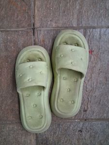 Comfortable Light Green Slides