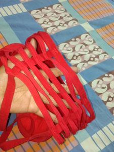 Red Fully Padded Underwired With Stylish Back Bra