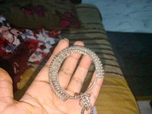 Sparkling Rhinestone Bangle Bracelet