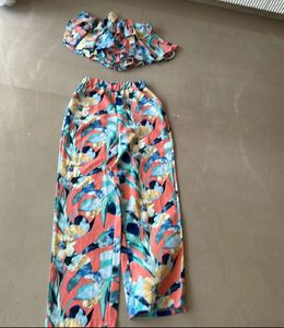Floral Print Two-Piece Set