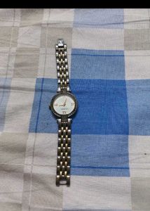 Elegant Two-Tone Women's Watch