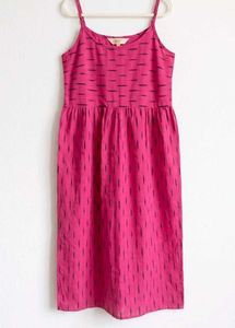 Hot Pink Printed Summer Kurta
