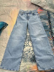 H&amp;M Wide high jeans | light blue