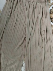 Pleated Palazzo Pants
