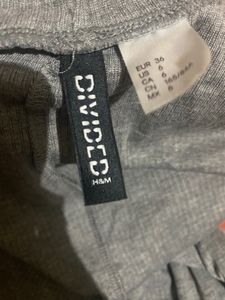 Grey Mock Neck Solid Dress