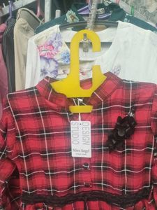 Red Plaid Top