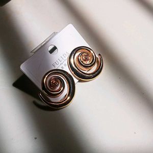 Unique Spiral Hoop Earrings