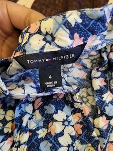 Tommy Hilfiger Blue Floral Mini Dress