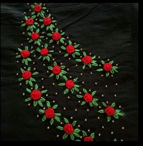 Hand Embroidered Unstitched Suit