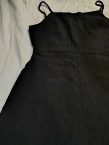 Classic Black Spaghetti Strap Dress
